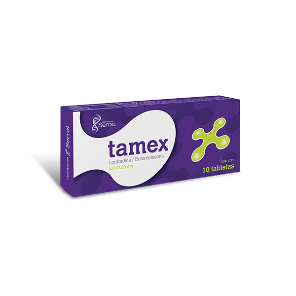 TAMEX 10 TAB 0.25/5 MG