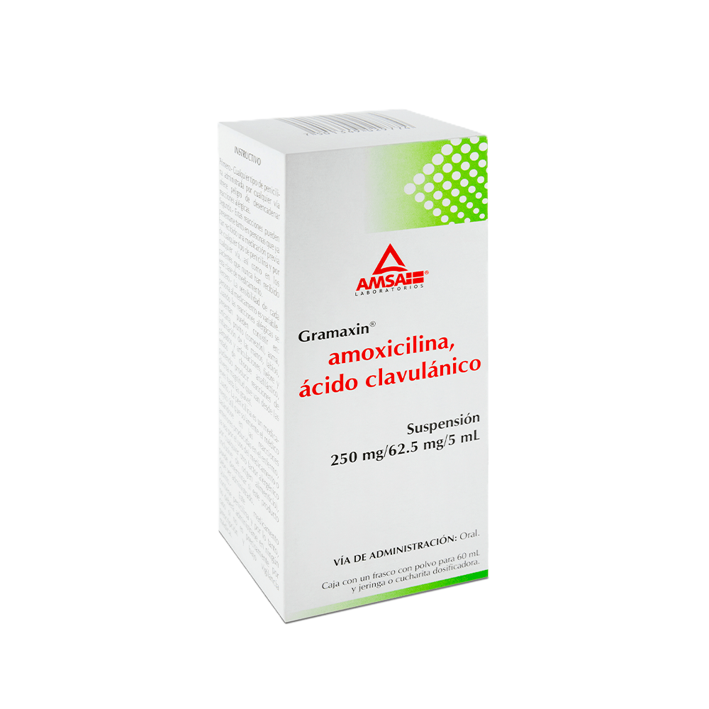 AMOXICILINA / ACIDO CLAVULINICO 1SUSP 250/62.5MG/5/60ML