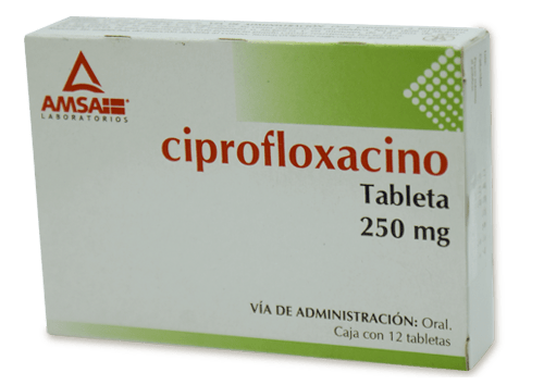 CIPROFLOXACINO 12 TAB 250MG