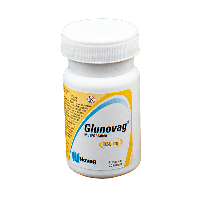 GLUNOVAG 30TAB 850MG