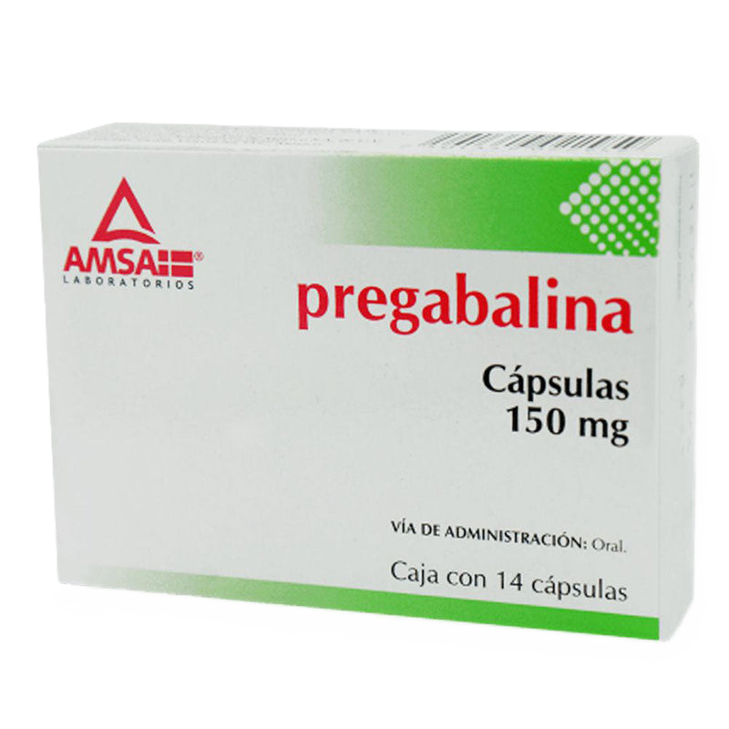 PREGABALINA 14 CAPS 150 MG
