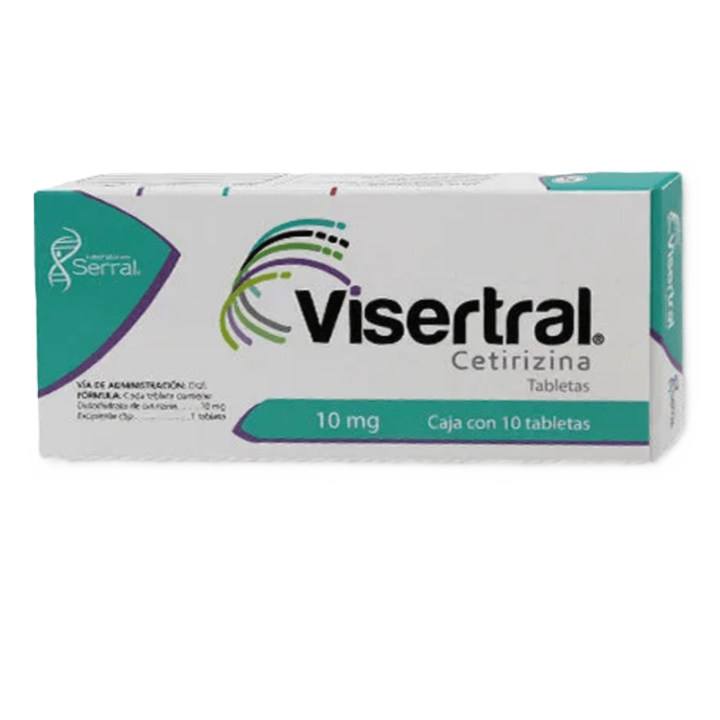 VISERTRAL 10 TAB 10MG