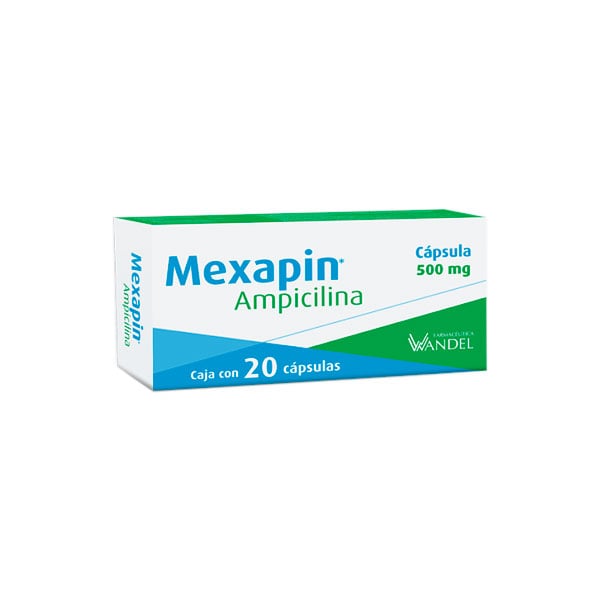 MEXAPIN 20 CAPS 500 MG