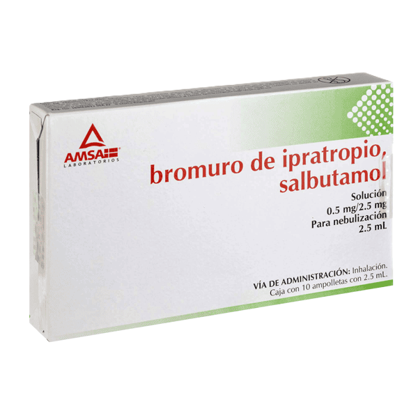 IPATROPIO/SABUTAMOL 10 AMP .5/2.5MG 2.5ML