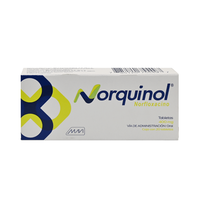 NORQUINOL 20 TAB 400MG