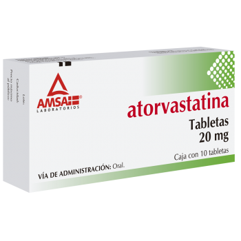 ATORVASTATINA 10 TAB 20 MG