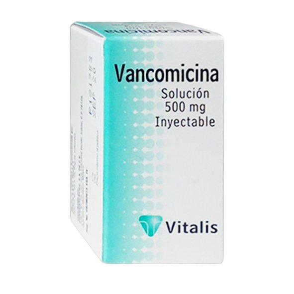 VANCOMICINA SOL.INY C/1 FCO. AMP 500/MG/10ML