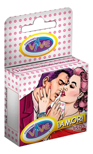 CONDONES VIVE AMOR CAJA 3 PIEZAS