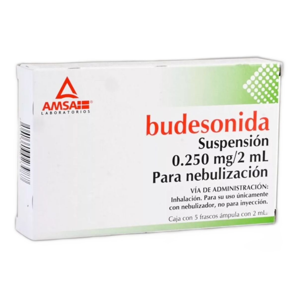 BUDESONIDA 5 AMP 0.250MG/2ML