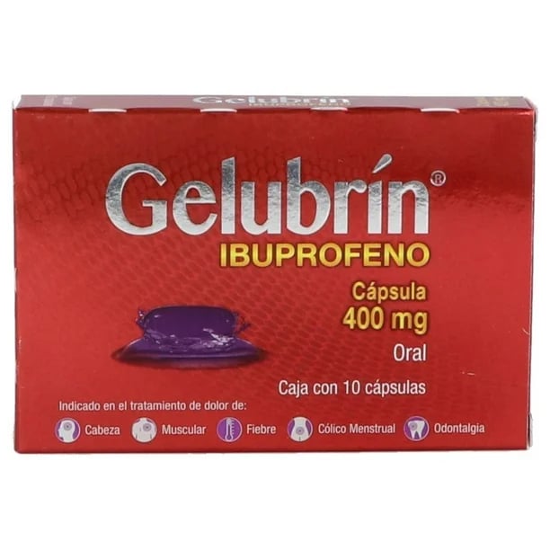 GELUBRIN 10 CAPS 400 MG
