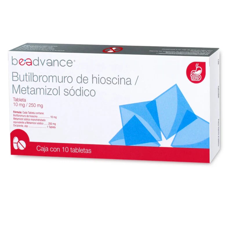 BUTILHIOSCINA/METAMIZOL 10 TAB 10/250