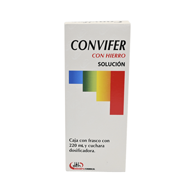 CONVIFER C/HIERRO 1 SOL 2.09/3MG/220ML