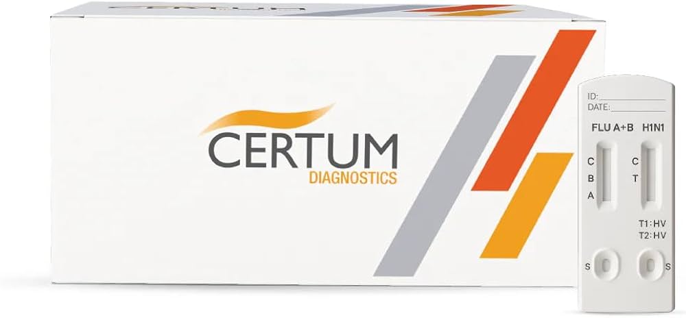 PRUEBA DE INFLUENZA A,B TIPO A(H1N1) CON 10