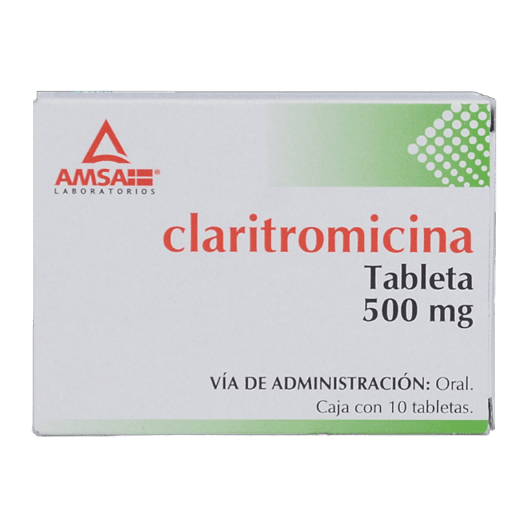 CLARITROMICINA 10 TAB 500MG