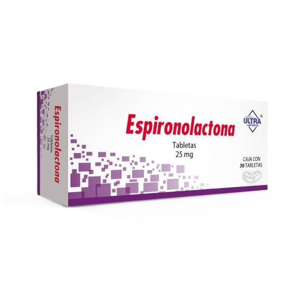 ESPIROLACTONA 30 TAB 25 MG