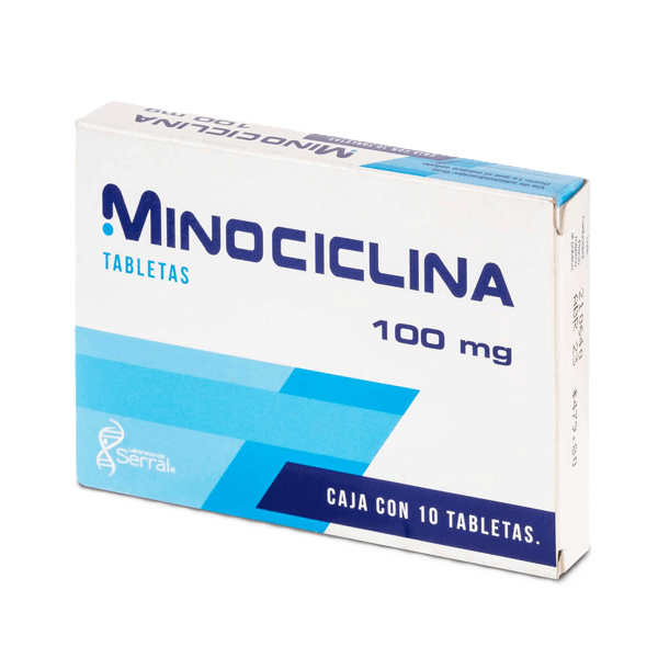 MINOCICLINA 10 TAB 100MG