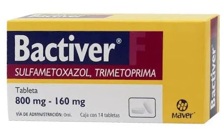 BACTIVER F 14 TAB 160/800 MG