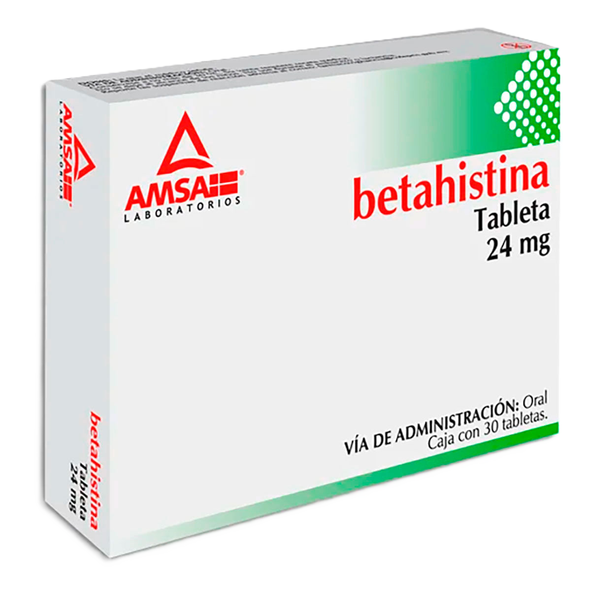 BETAHISTINA 30 TAB 24MG