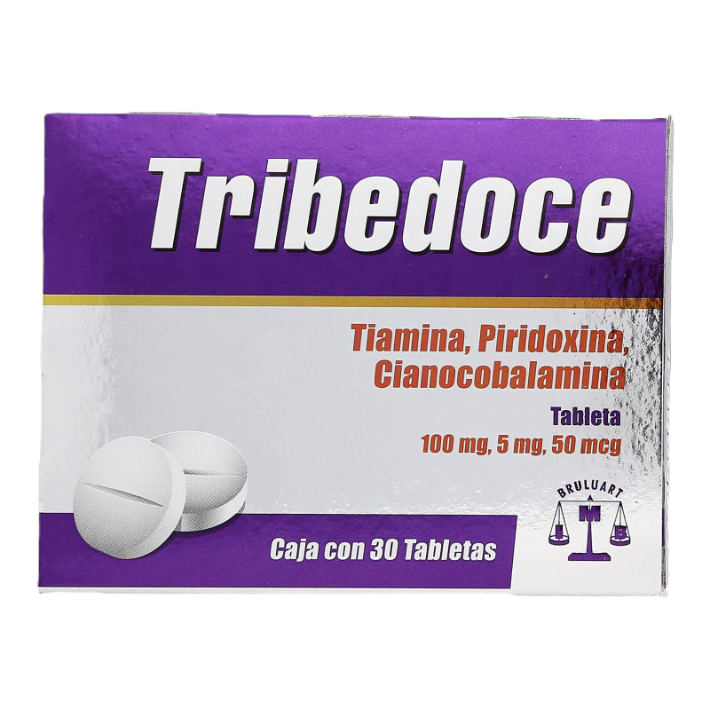 TRIBEDOCE 30 TAB 100/5/0.05 MG