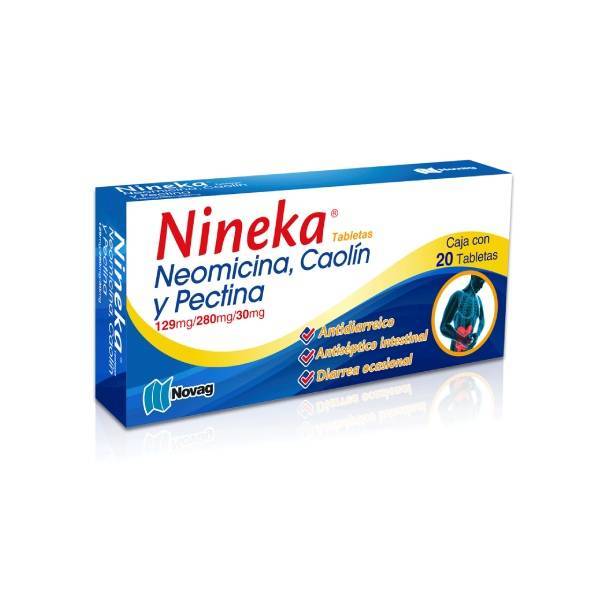 NINEKA 20 TAB 129/280/30 MG