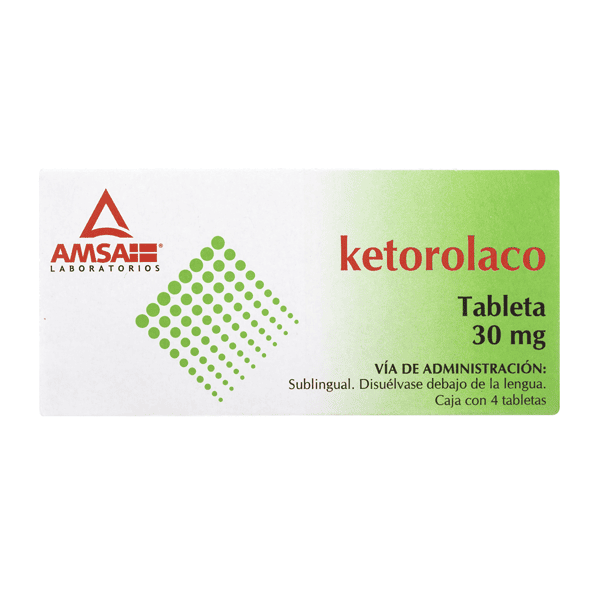 KETOROLACO SL 4 TAB 30 MG
