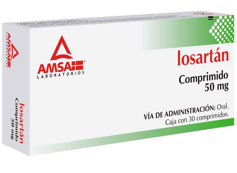 LOSARTAN 30 COMP 50 MG