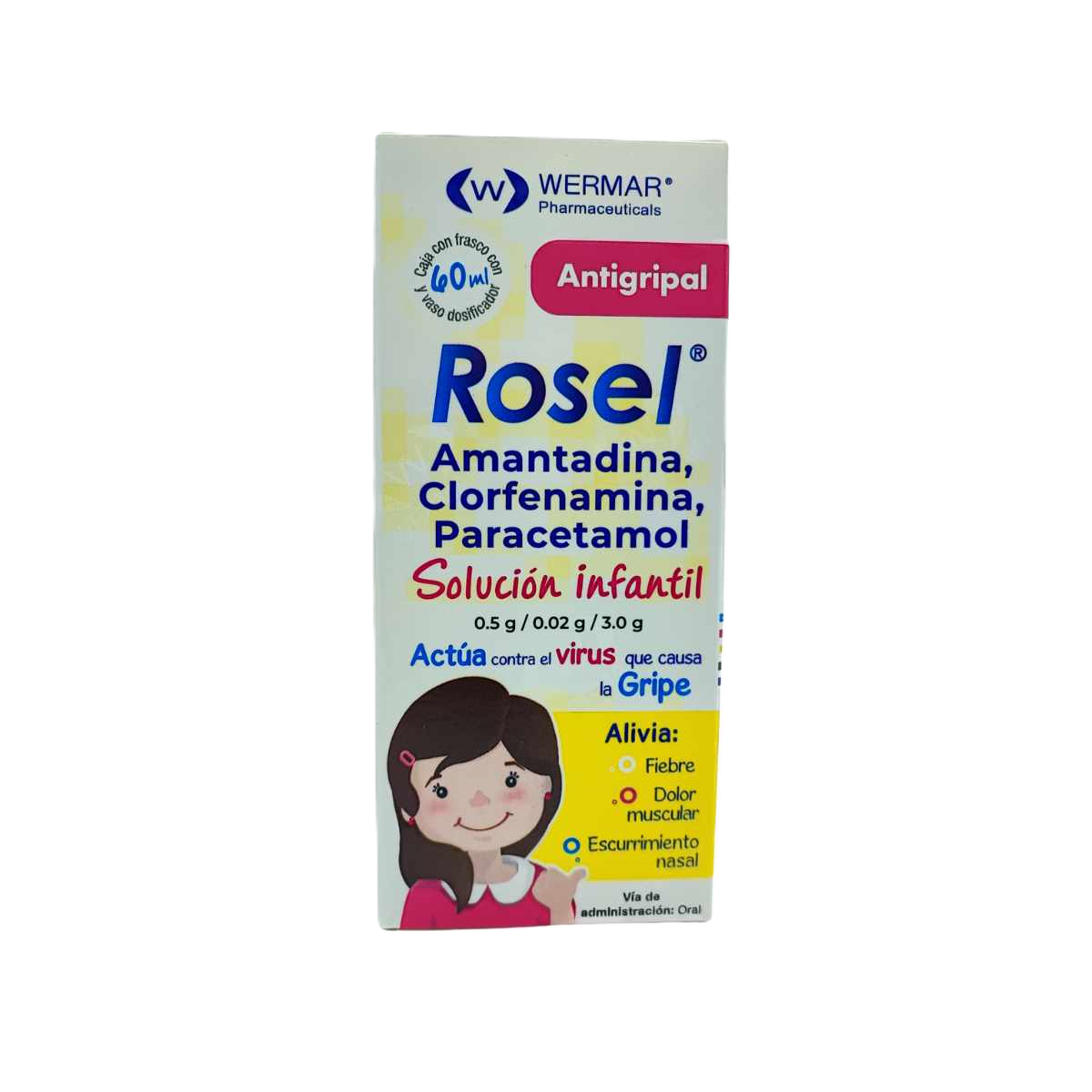ROSEL 1 SOL 0.5/0.02/3G/60ML