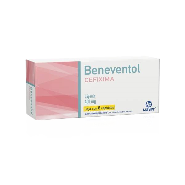 BENEVENTOL 6 CAPS 400MG