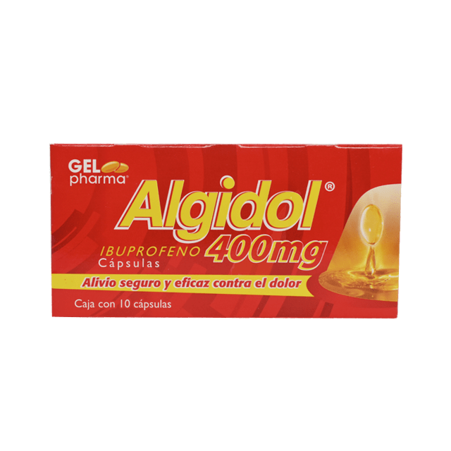 ALGIDOL 10 CAPS 400 MG