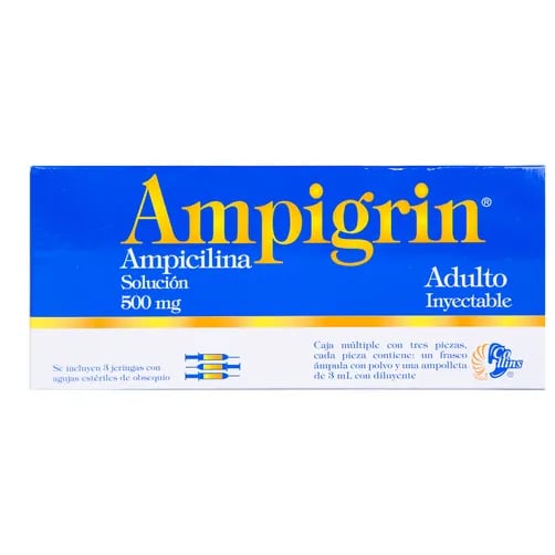 AMPIGRIN AD 3 AMP 500/500/100/30MG/3 ML
