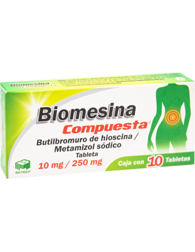 BIOMESINA COMPUESTA 10 GRAG 250/10 MG