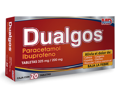 DUALGOS 20 TAB 325/200 MG