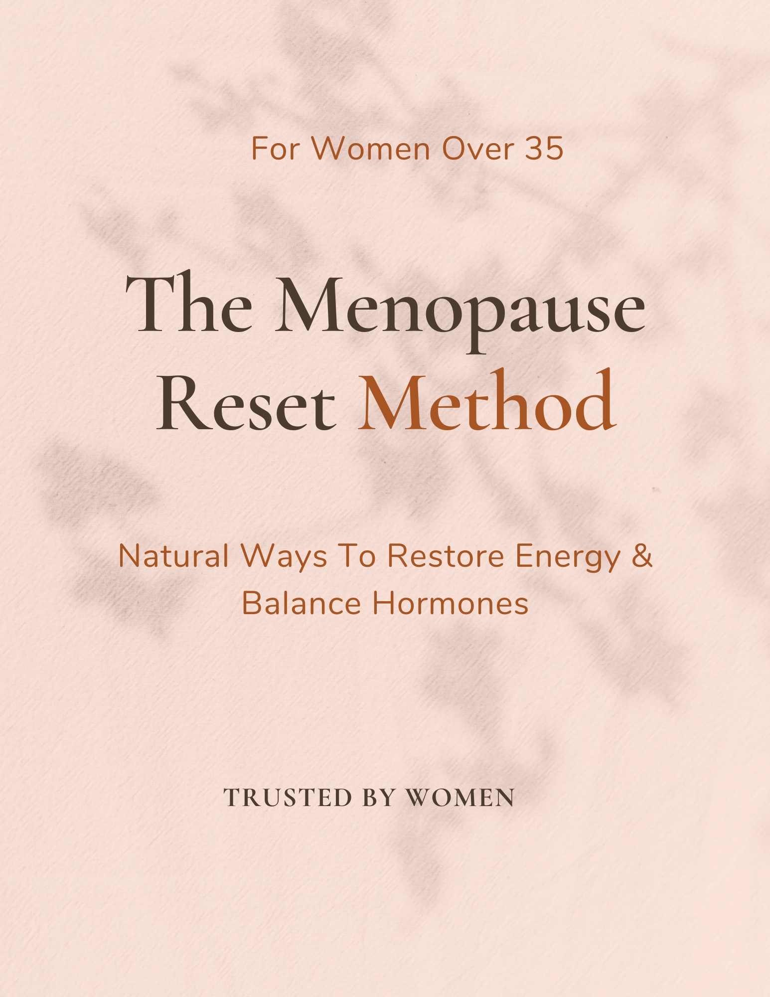 The Menopause Reset Method