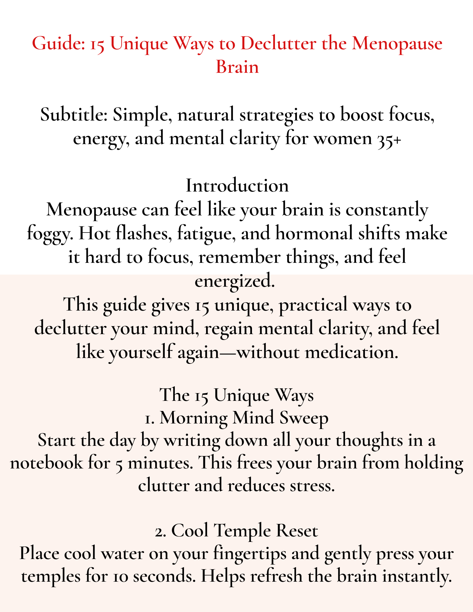 The Menopause Reset Method