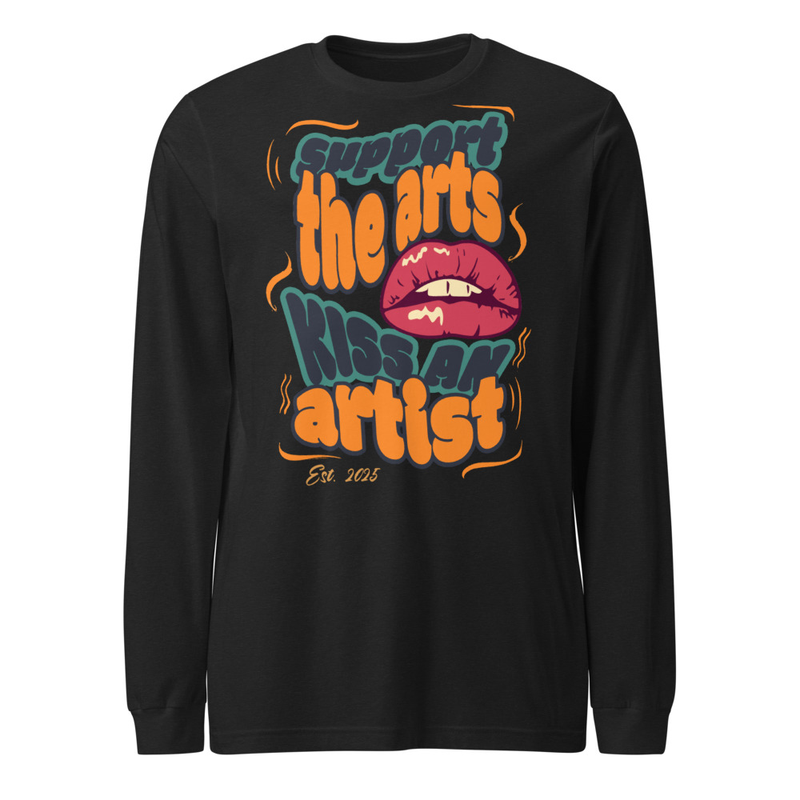 Kiss An Artist Long Sleeve Tee