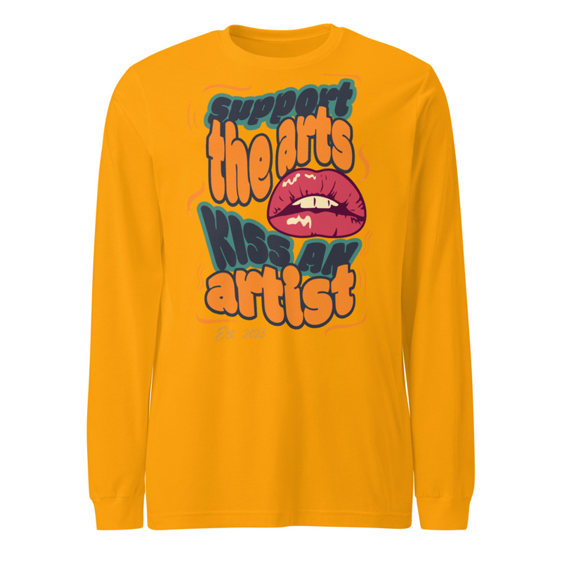 Kiss An Artist Long Sleeve Tee