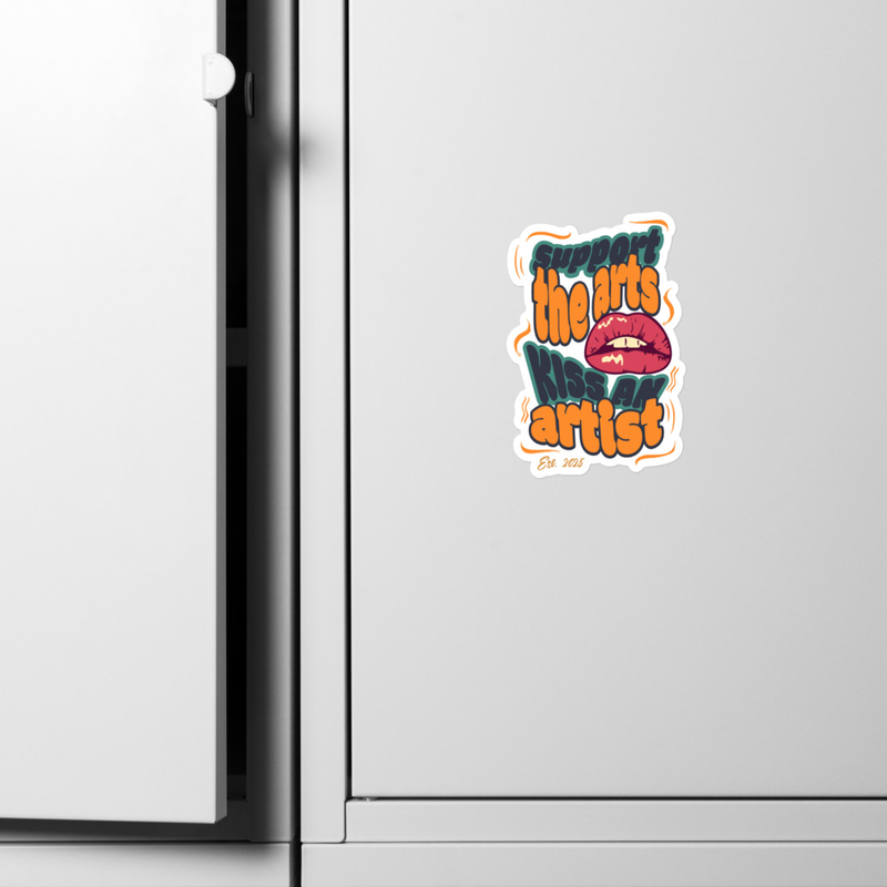 Kiss An Artist Decal