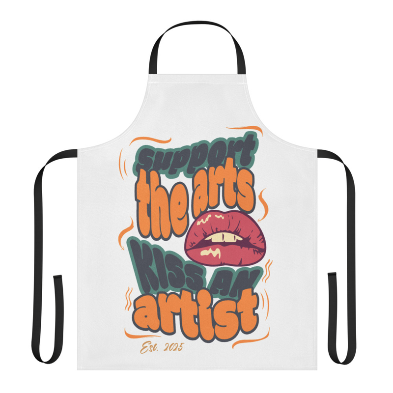 Kiss An Artist Apron