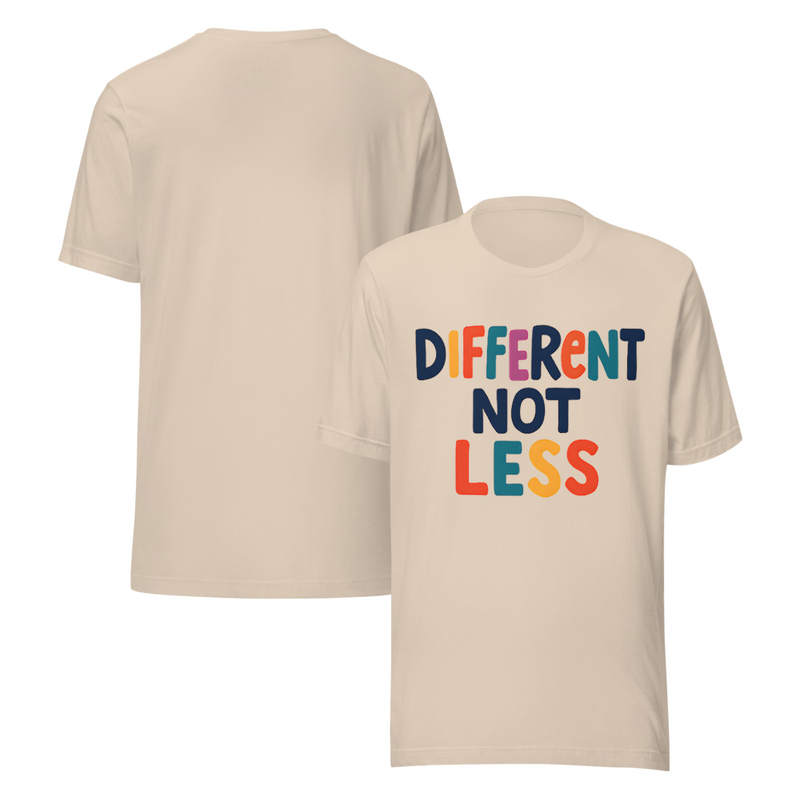 Different Not Less Cotton Tee