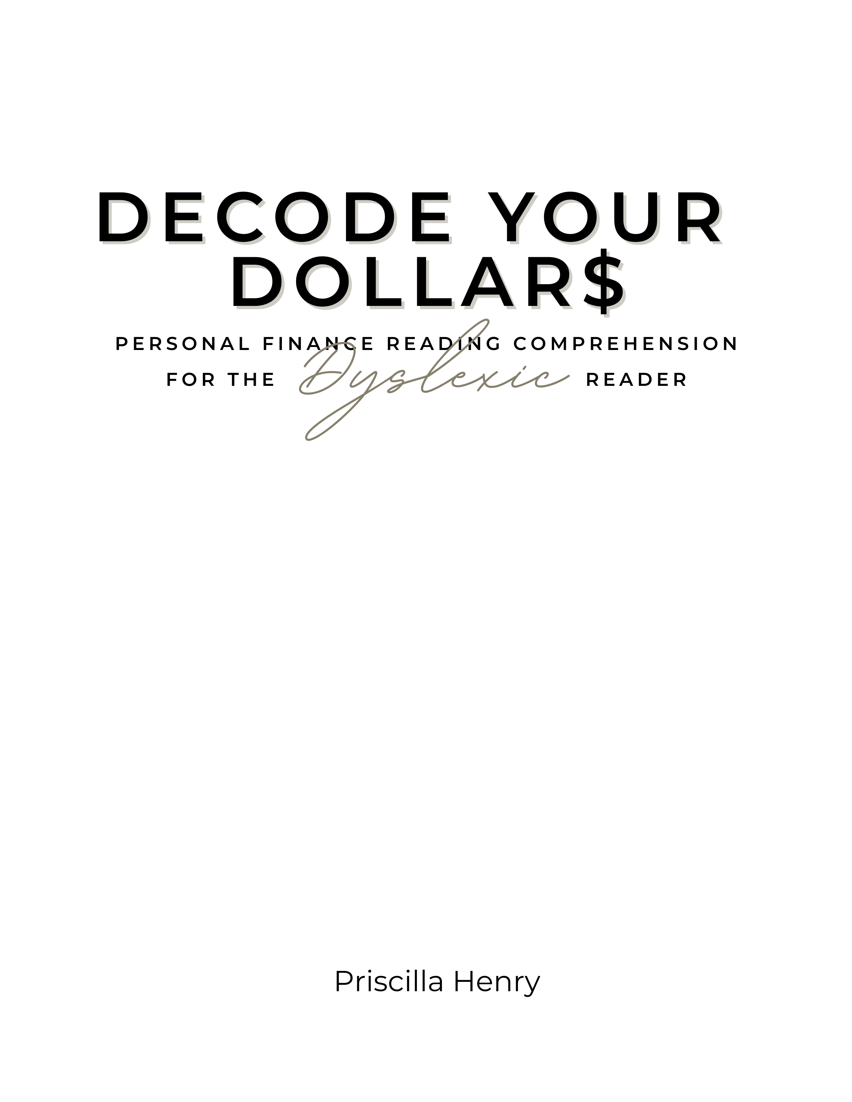 Decode Your Dollars - Digital Download