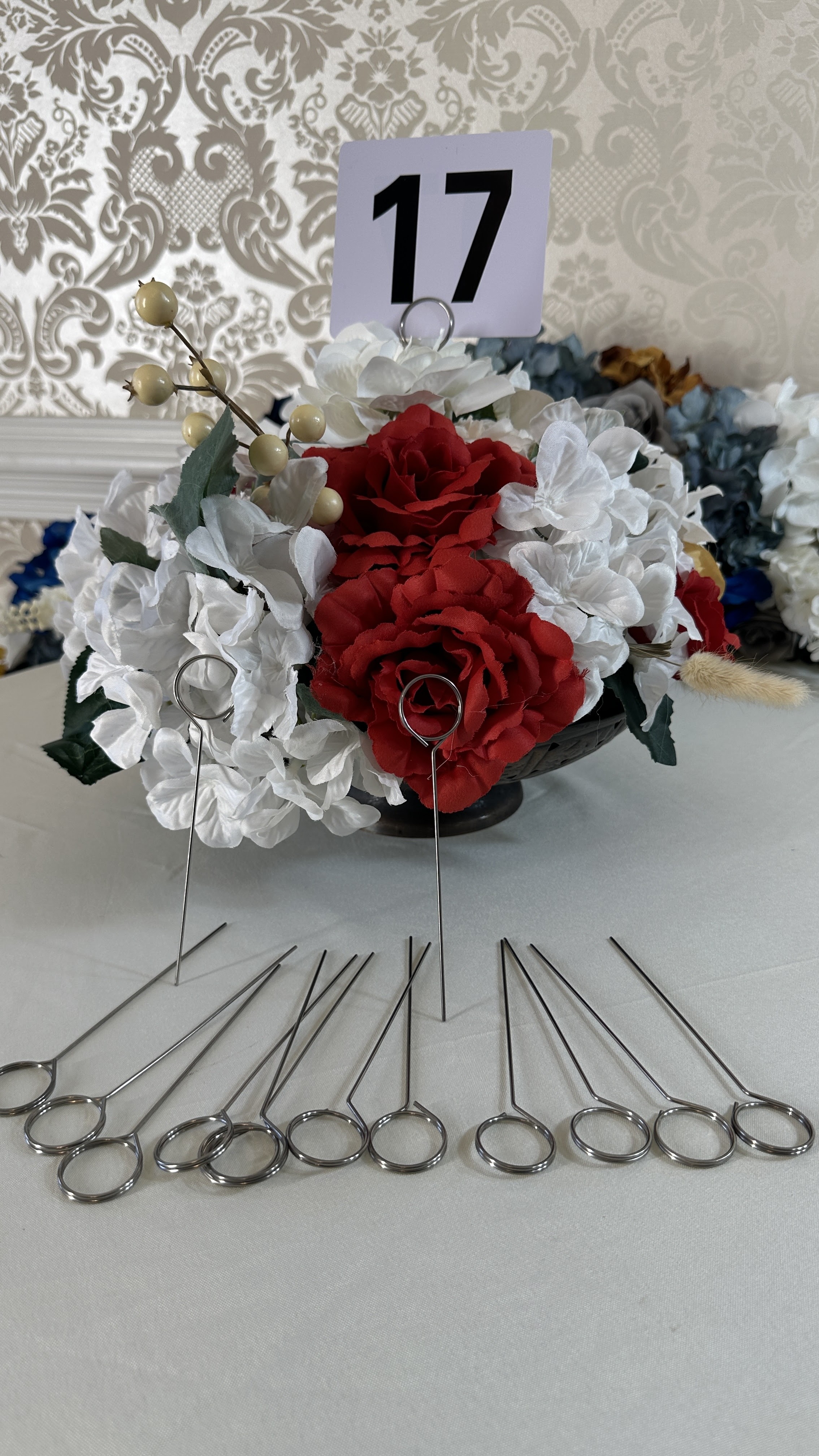 Metal Table Number Holders