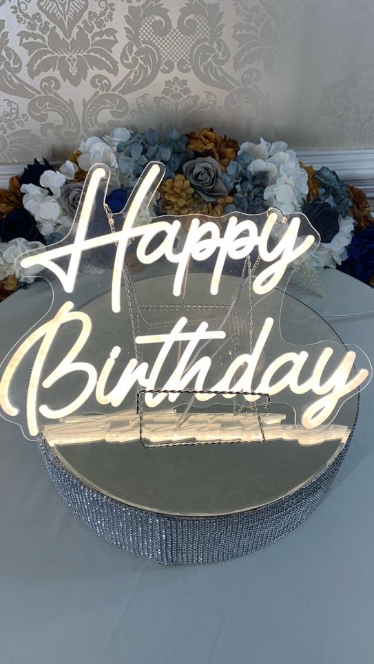 Happy Birthday LED Sign
