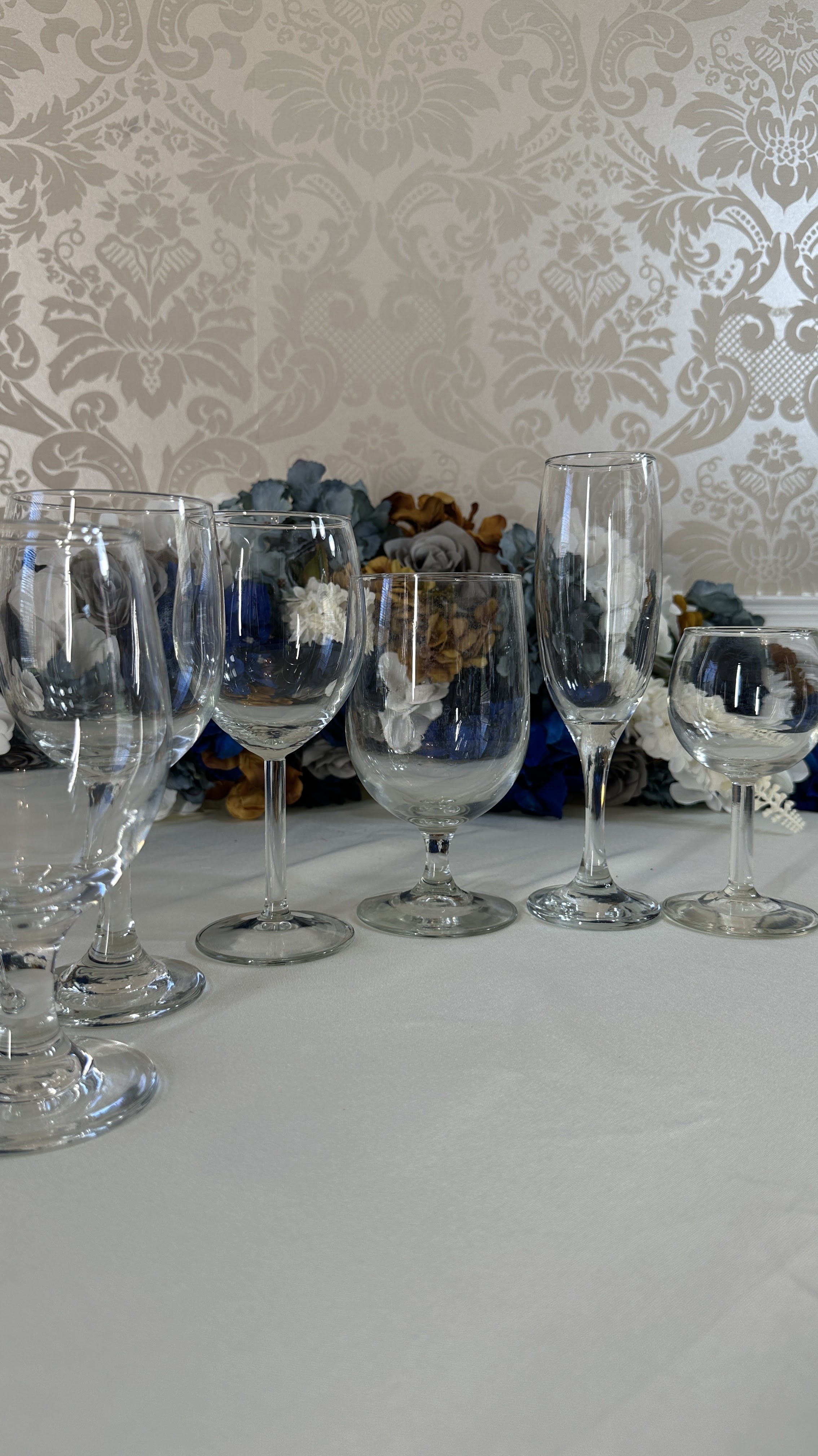 Elegant Crystal Wine Glass Set