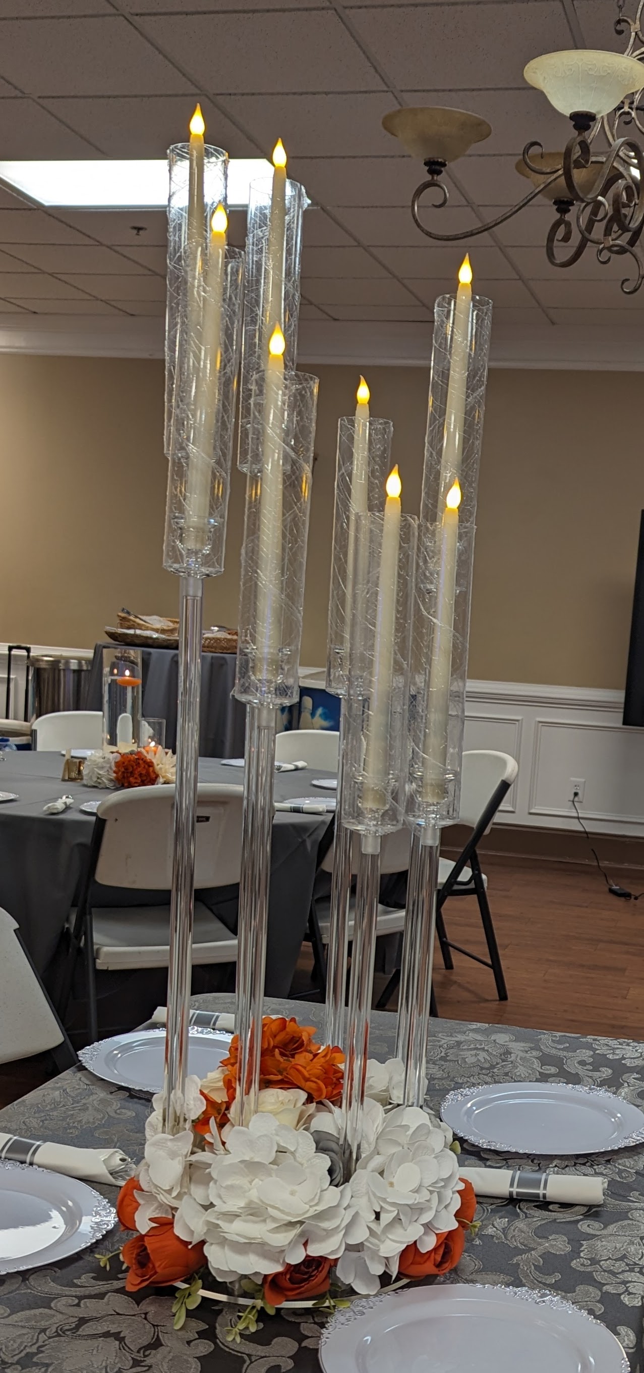 Elegant Crystal Candelabra
