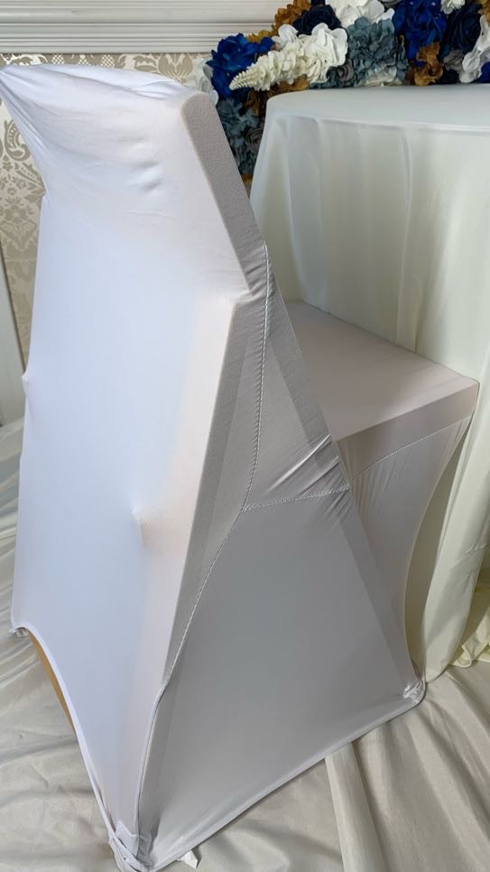 White Stretch Chair Cover