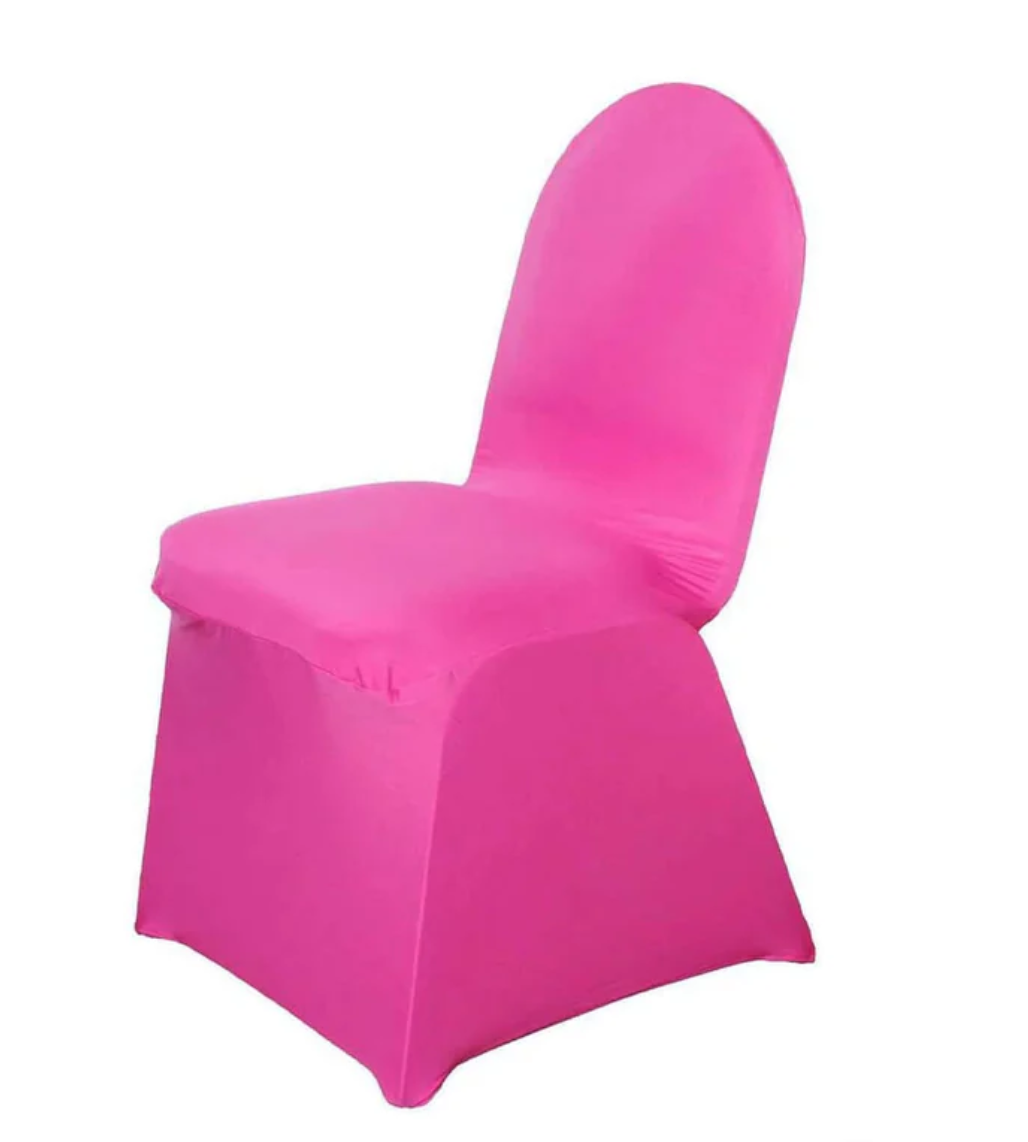 Pink Stretch Chair Cover