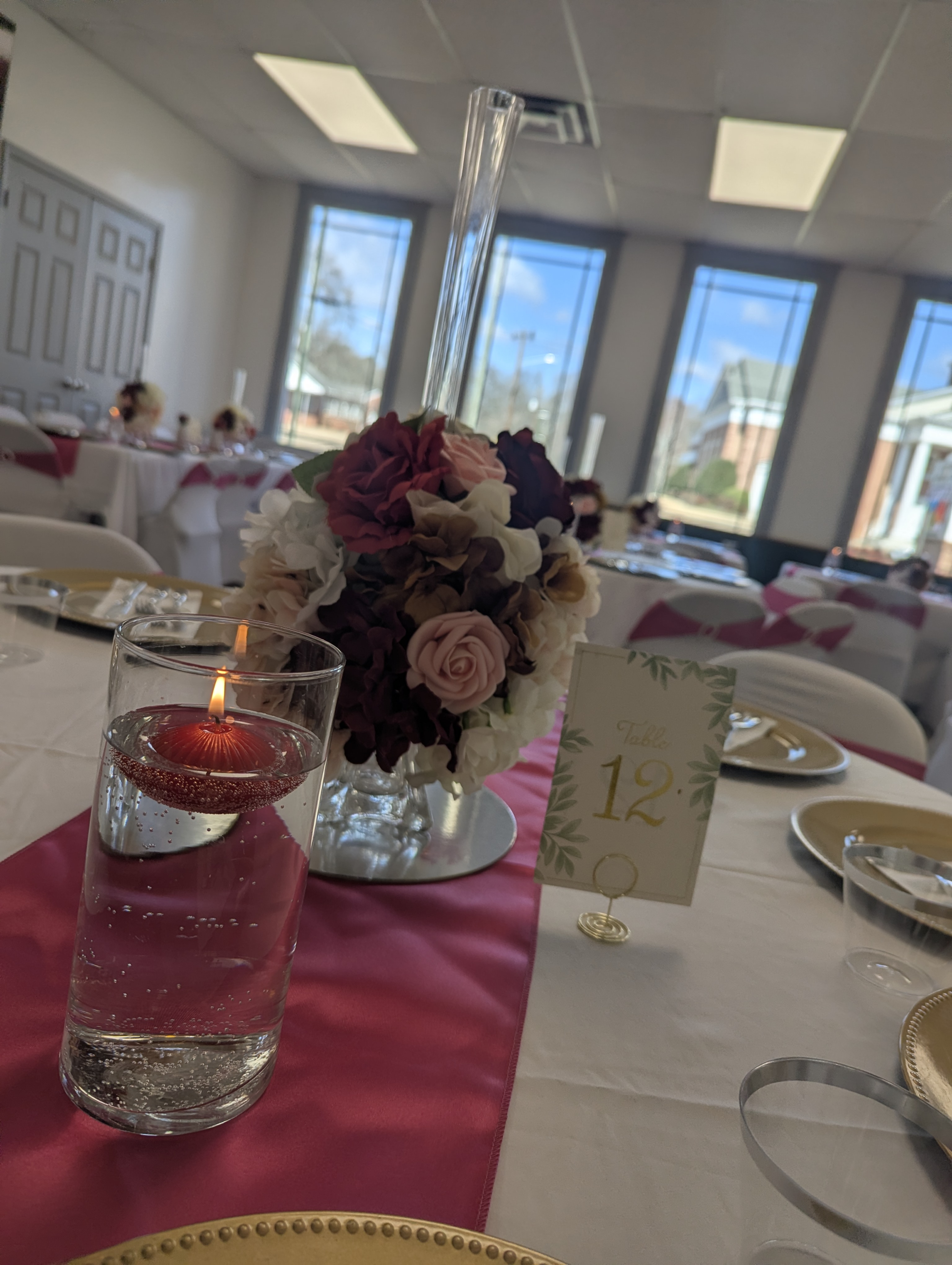 Small Cylinder Glass Vase