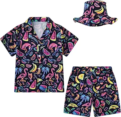 Kids Tropical Beach Outfit Set