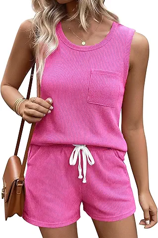 Women's Pink Casual Romper