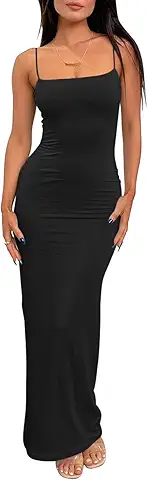 Black Bodycon Maxi Dress